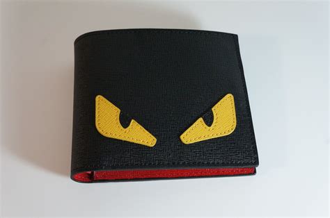 fendi diabolic eyes wallet|fendi wallet monster eyes.